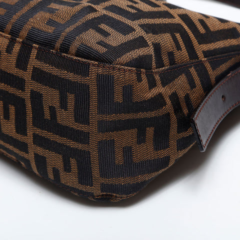 フェンディ FENDI ズッカ マンマ ショルダーバッグ ブラウン WS14905