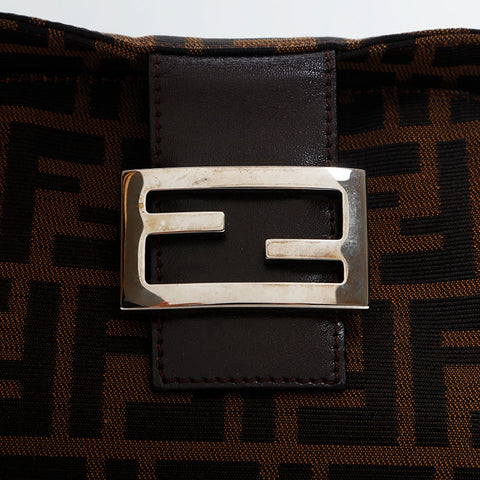フェンディ FENDI ズッカ マンマ ショルダーバッグ ブラウン WS14905