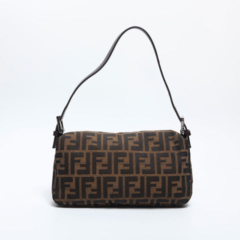 FENDI Zucca Mama Shoulder Bag Brown WS14906