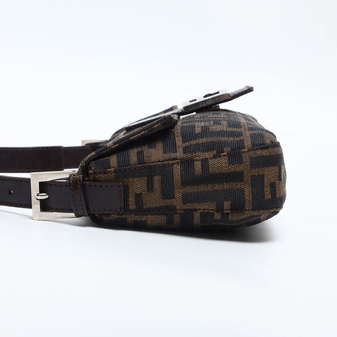 FENDI Zucca Mama Shoulder Bag Brown WS14906