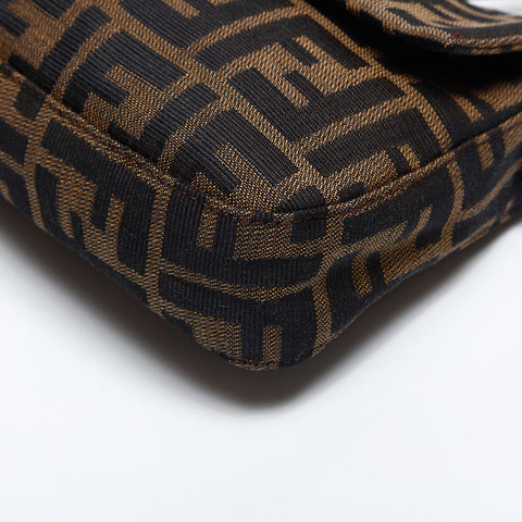 FENDI Zucca Mama Shoulder Bag Brown WS14906