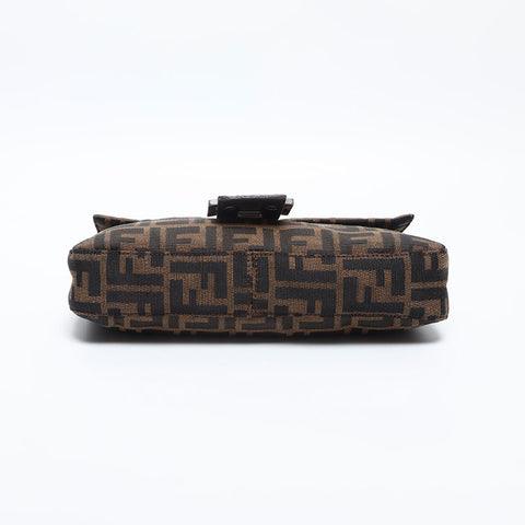 FENDI Zucca Mama Shoulder Bag Brown WS14906