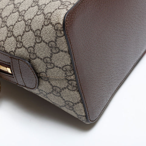GUCCI GG Supreme Ophidia Handbag Brown WS14907