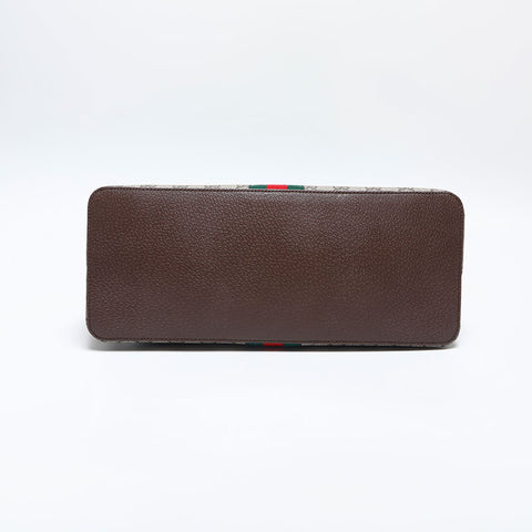 GUCCI GG Supreme Ophidia Handbag Brown WS14907