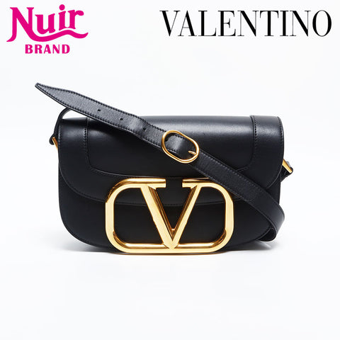 V Loco Leather Shoulder Bag black WS14910
