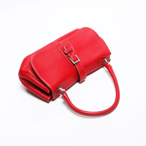 LOEWE leather one belt Shoulder Bag Red WS14915