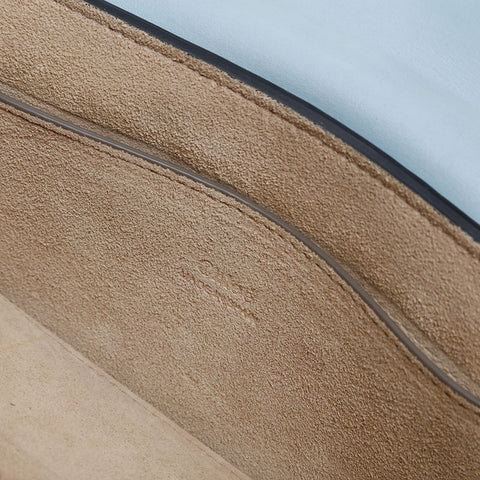 Chloe Leather Suede FAYE Shoulder Bag blue WS14928