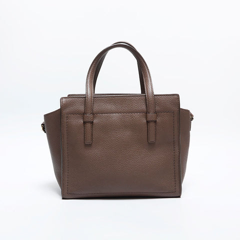 Salvatore Ferragamo Amy 2way Leather Handbag beige WS14930