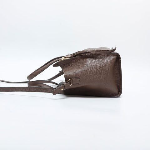 Salvatore Ferragamo Amy 2way Leather Handbag beige WS14930