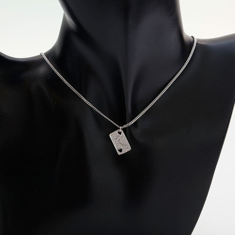 Christian Dior 2000-2020s Rhinestones Necklace Silver WS14948