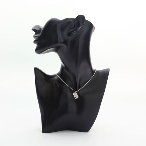 Christian Dior 2000-2020s Rhinestones Necklace Silver WS14948