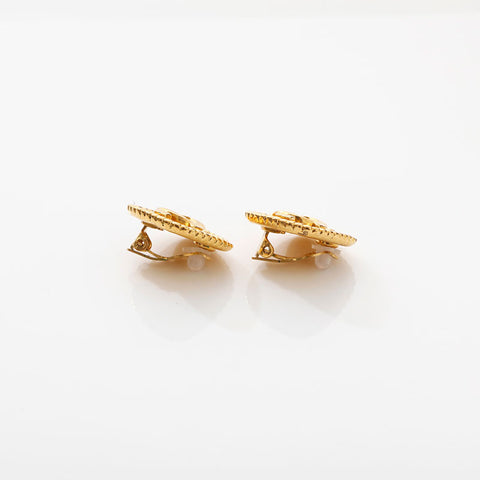 CHANEL 1996 COCO Mark Earring gold WS14954