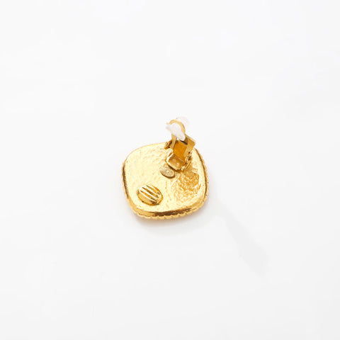 CHANEL 1996 COCO Mark Earring gold WS14954