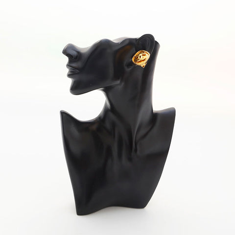 CHANEL 1996 COCO Mark Earring gold WS14954