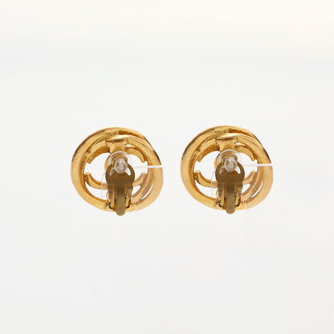 CHANEL 1993 COCO Mark Earring gold WS14957