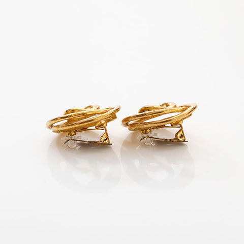 CHANEL 1993 COCO Mark Earring gold WS14957