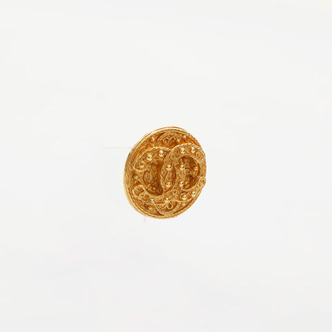 CHANEL 1994 COCO Mark Earring gold WS14966