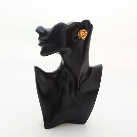 CHANEL 1994 COCO Mark Earring gold WS14966