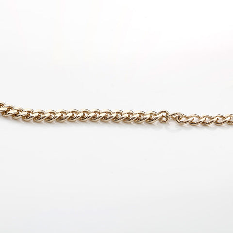 CHANEL 2023 Rhinestone COCO Mark Necklace gold WS14970