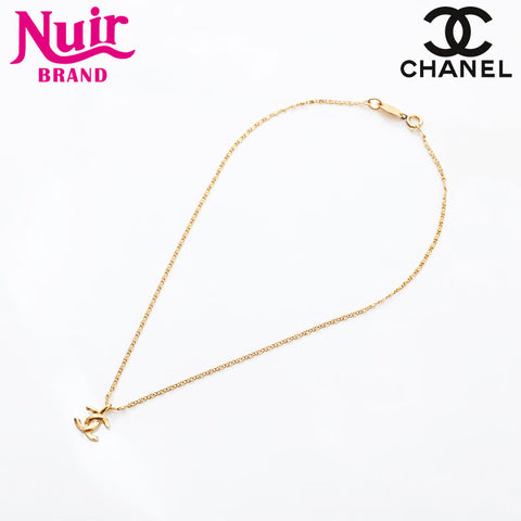 CHANEL 1982 COCO Mark Necklace gold WS14973