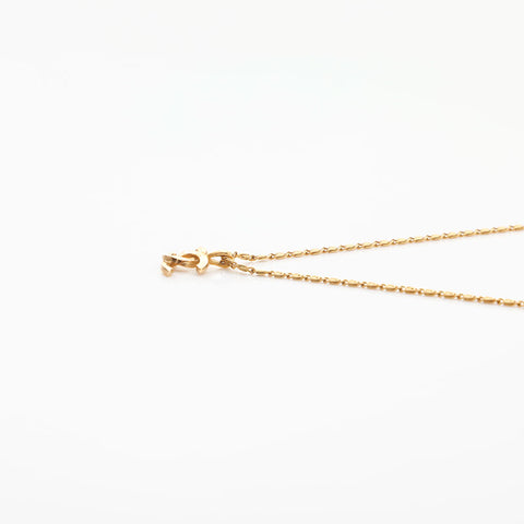 CHANEL 1982 COCO Mark Necklace gold WS14973