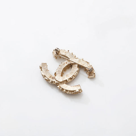 CHANEL 2013 COCO Mark Broche noire or WS14974