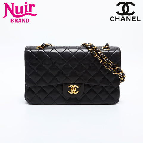 CHANEL No. 3 1994-1999 Lambskin Double Flap 9.8