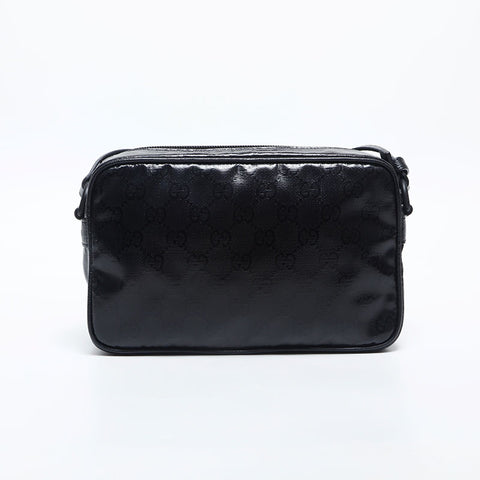 グッチ GUCCI PVC GG インプリメ ショルダーバッグ ブラック WS14981