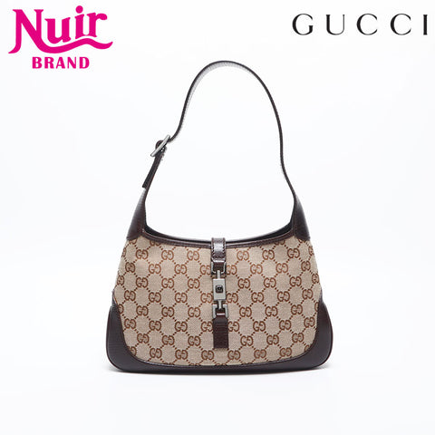 GUCCI Jackie GG Canvas Mini Shoulder Bag beige WS14983