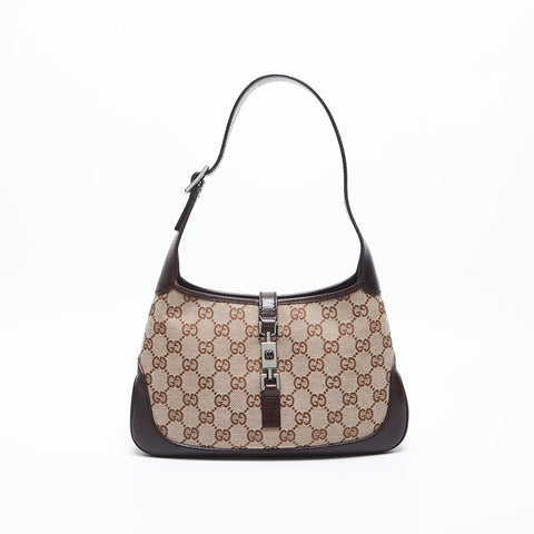 GUCCI Jackie GG Canvas Mini Shoulder Bag beige WS14983