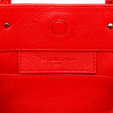 BALENCIAGA Paper 2way Handbag Red WS14986