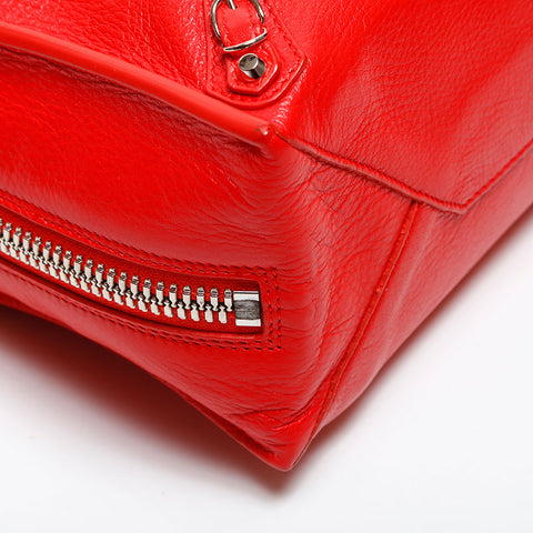 BALENCIAGA Paper 2way Handbag Red WS14986