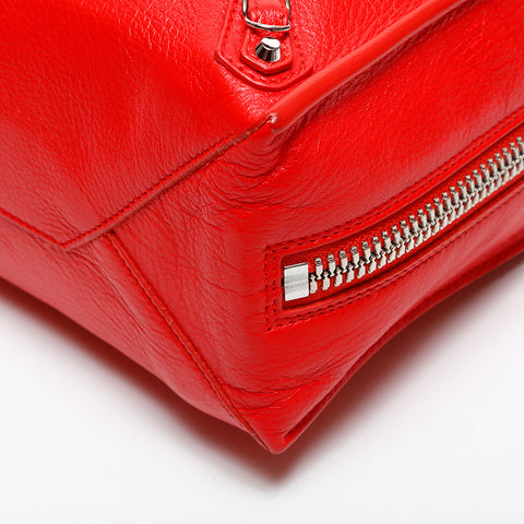 BALENCIAGA Paper 2way Handbag Red WS14986