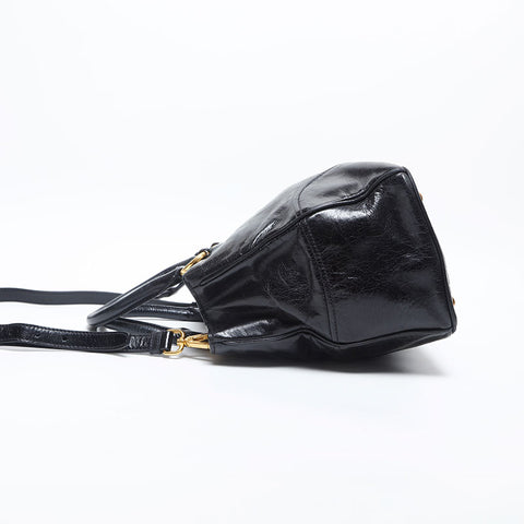 ミュウ ミュウ Miu Miu ヴィッテロ リュクス 2way ハンドバッグ ブラック WS14987