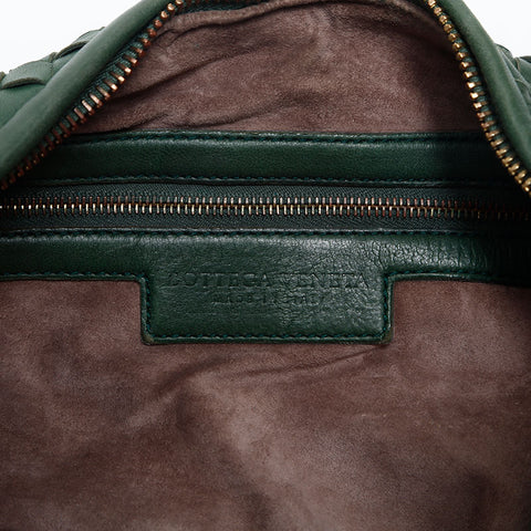 BOTTEGAVENETA INTRECCIATO Hobo Shoulder Bag green WS14999