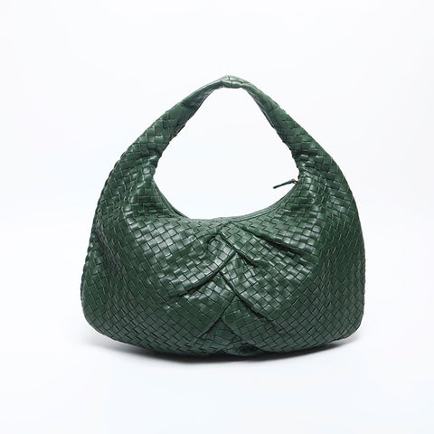 BOTTEGAVENETA INTRECCIATO Hobo Shoulder Bag green WS14999
