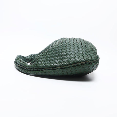 BOTTEGAVENETA INTRECCIATO Hobo Shoulder Bag green WS14999