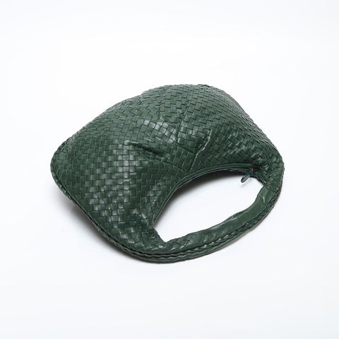 BOTTEGAVENETA INTRECCIATO Hobo Shoulder Bag green WS14999