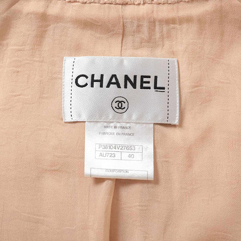 香奈儿可可按钮P38104V27653棉花尺寸40夹克米色WS15007