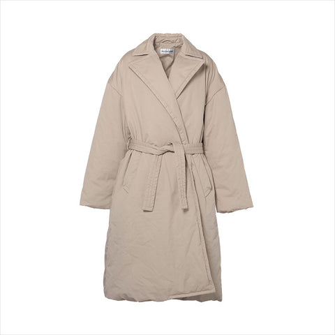 BALENCIAGA 582848填充棉尺寸34最大衬垫式风衣WS15008