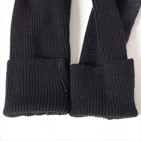 CHANEL Sports COCO Mark 02A Wool High Neck P19886W03054 Half Zip Size:38 knit black WS15016