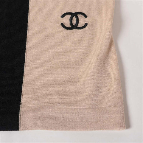 シャネル CHANEL ココマーク 03P コットン×カシミヤ  P20848W03124 Size:37 アンサンブル ベージュ×ブラック WS15019