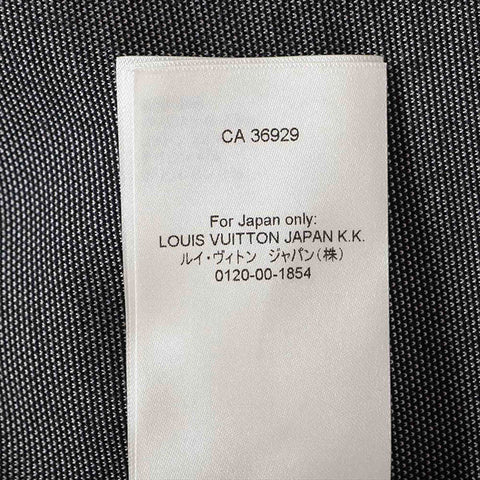 LOUIS VUITTON 23Stainless Steel Cotton x Polyester Shirt RM231 Baseball Shirt XL Short sleeve shirt black WS15020
