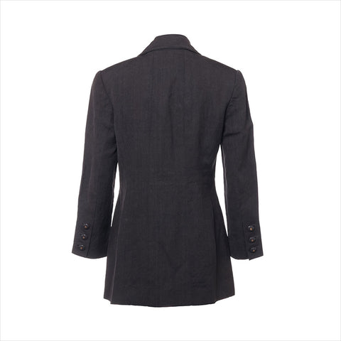 CHANEL COCO Button Tailored Jacket gray WS15023