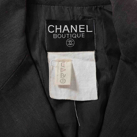 CHANEL COCO Button Tailored Jacket gray WS15023