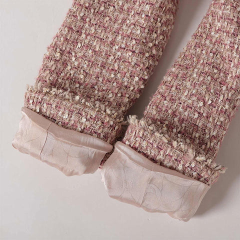 CHANEL COCO Button 06C Rayon x Silk P27798V16935 Tweed Size:40 Jacket pink WS15025
