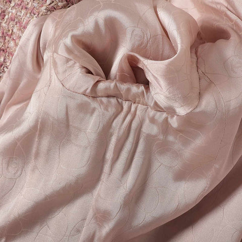 CHANEL COCO Button 06C Rayon x Silk P27798V16935 Tweed Size:40 Jacket pink WS15025