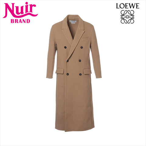 LOEWE Wool x cashmere long coat H2271050SL Size:44 coat beige WS15026