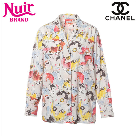 CHANEL COCO Button Long sleeve shirt multicolor WS15027
