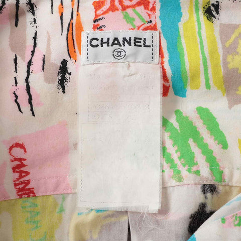 CHANEL COCO Button Size:42 Long sleeve shirt multicolor WS15028